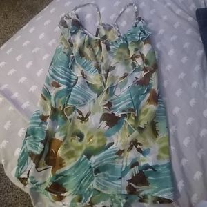 Racer back dress shirt